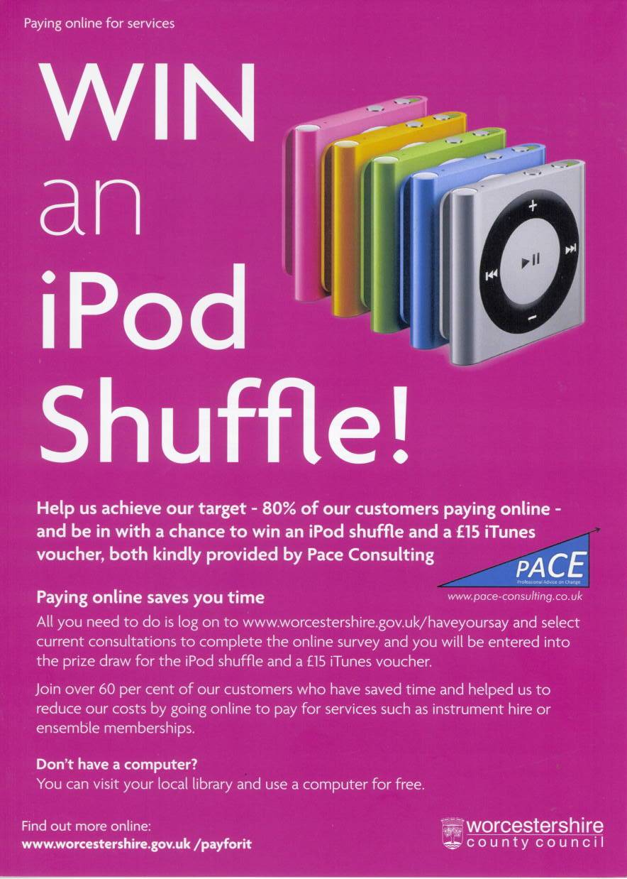 Win an iPod Shuffle