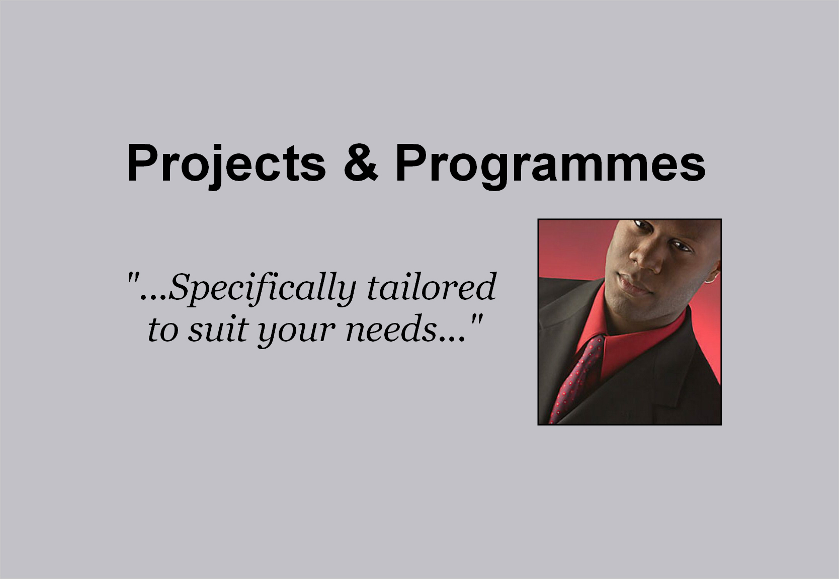 Projects and Programmes